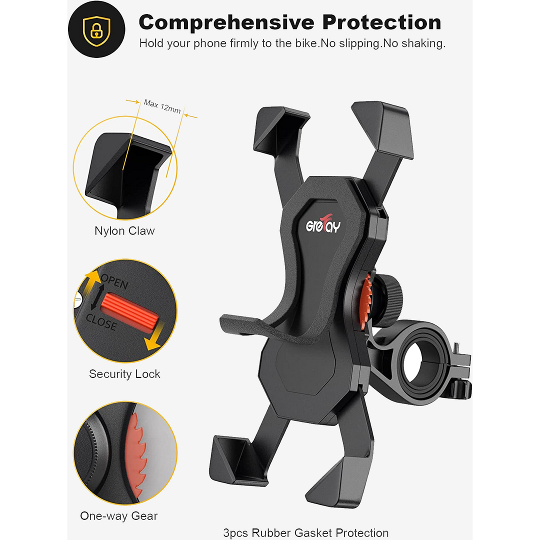 Soporte para teléfono ShockSafe 360° para scooter eléctrico 